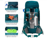 TrailPeak AdventurePro 50L Hiking Backpack
